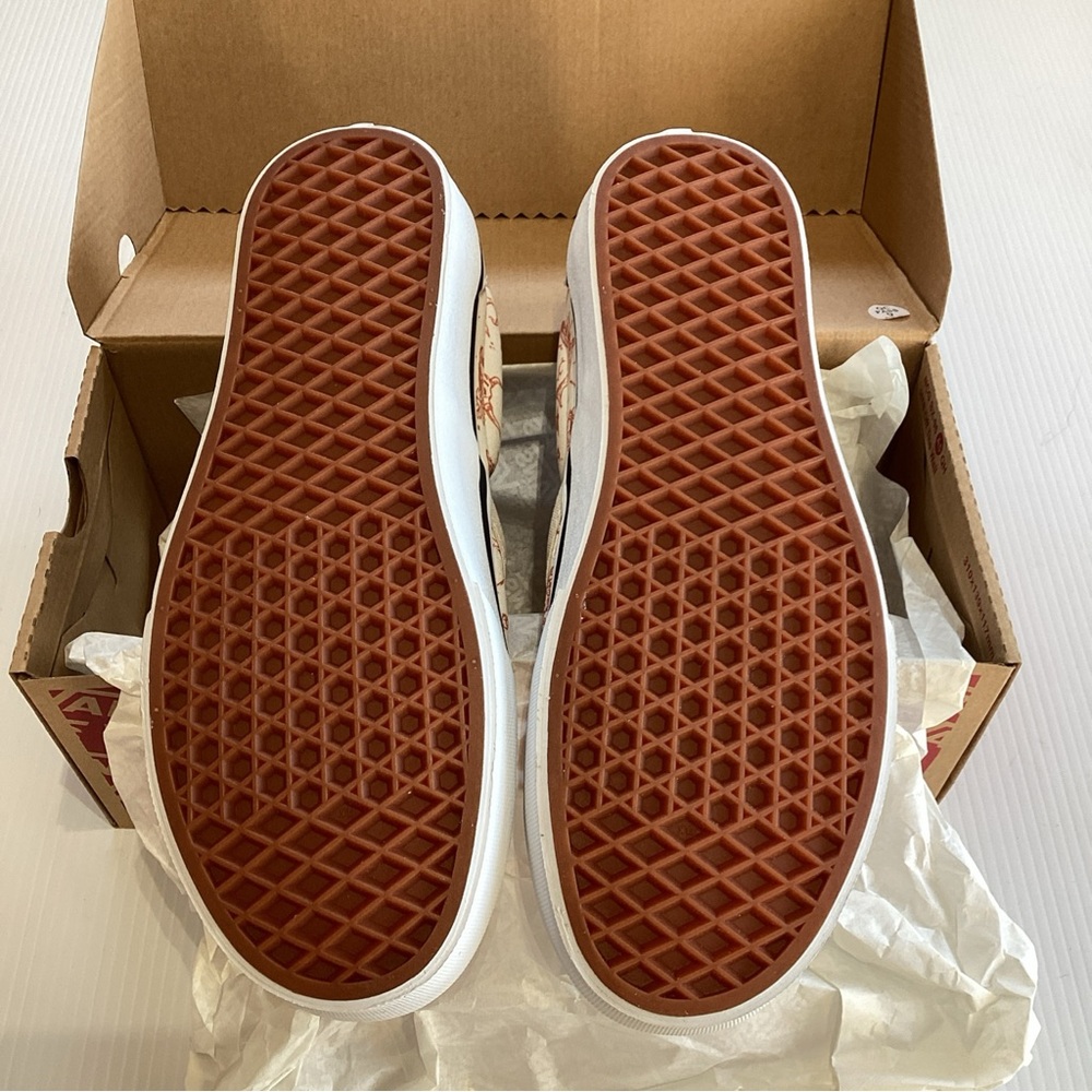 New Vans Classic Slip On Desert Vibes Cream Tan Biege Shoe Men Size 8.5 W10 - Picture 5 of 8